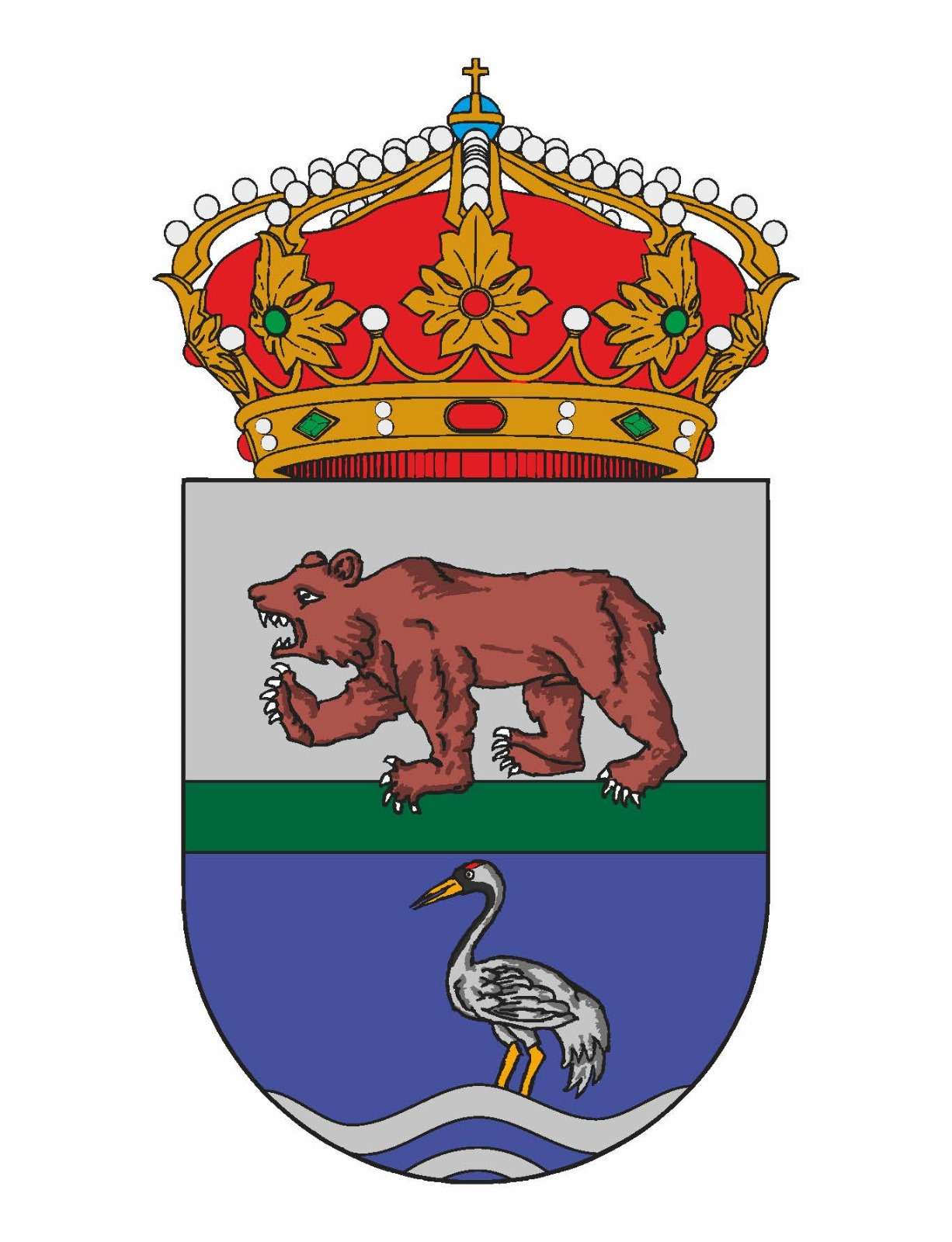 Izado de Bandera y Escudo de El Oso